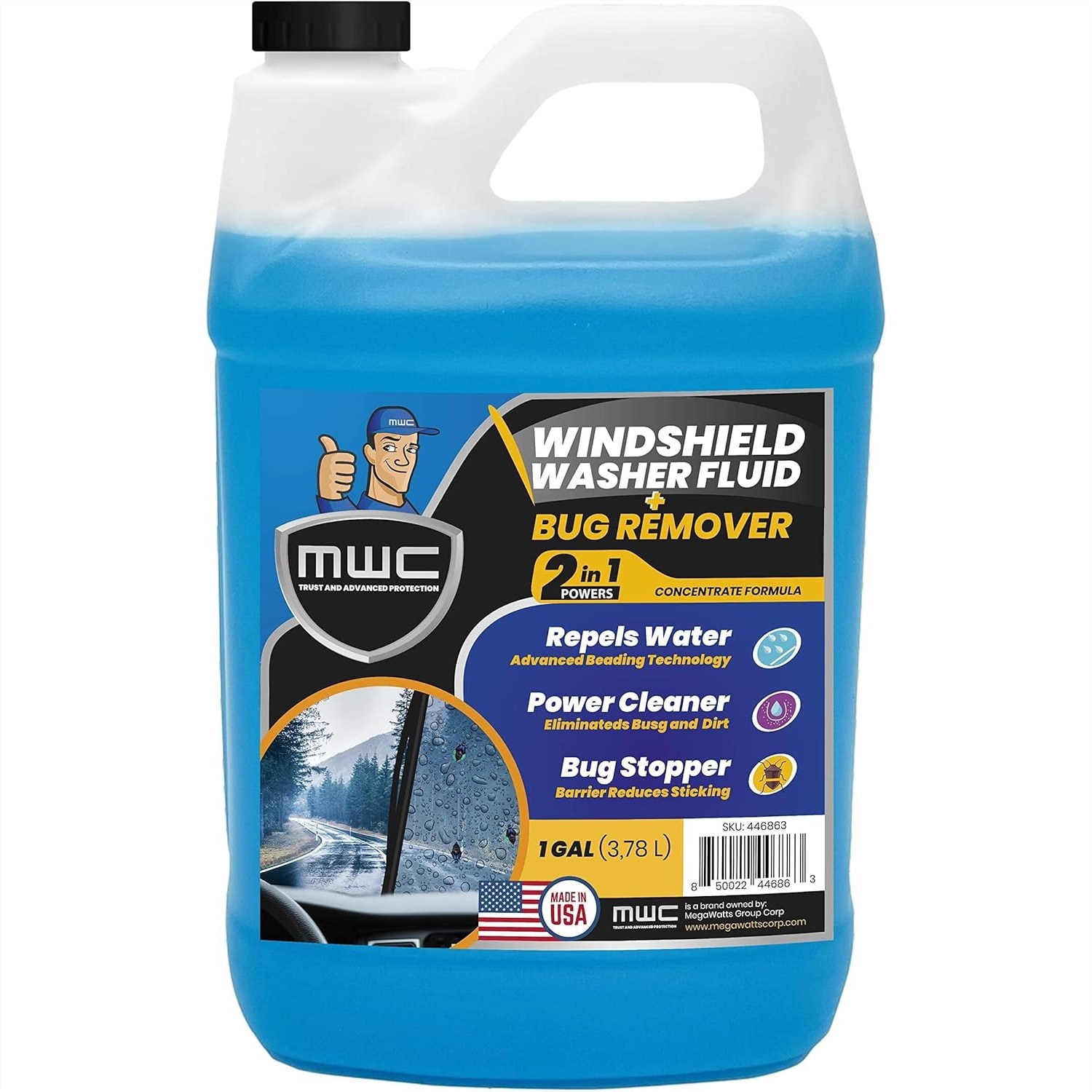 Windshield Washer Fluid, Ready - Glass Cleaner Streak reseña y precio