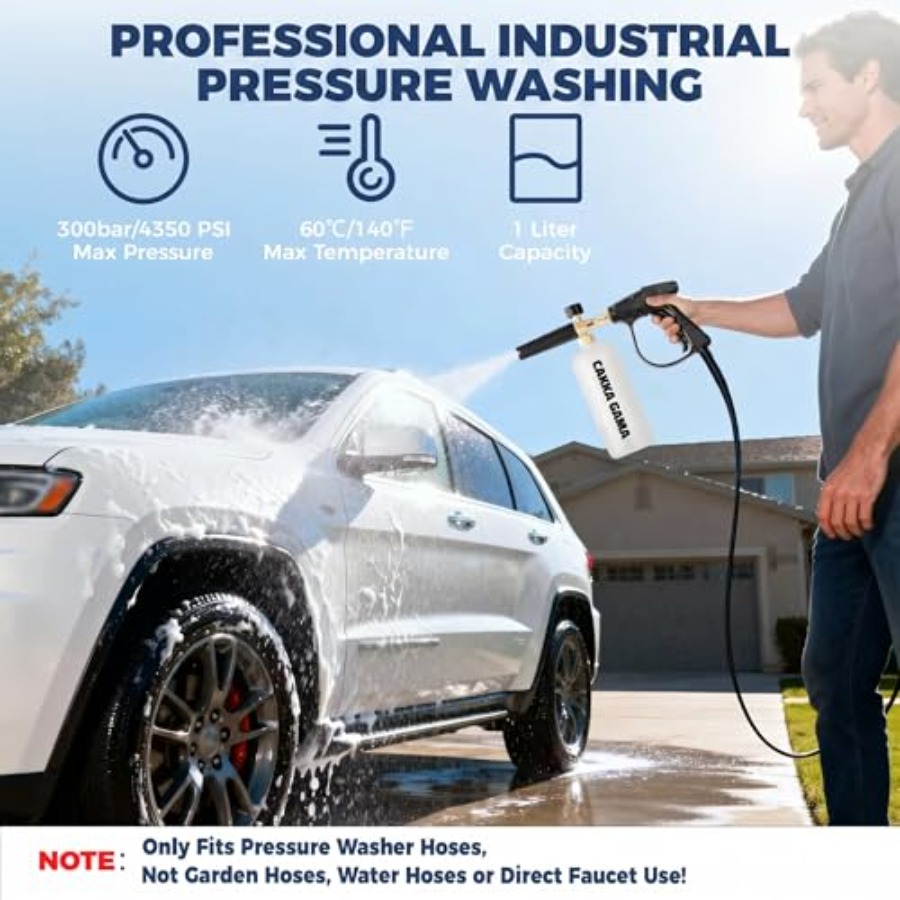 for Pressure Washer, Industria - Foam Cannon Car Wash reseña y precio