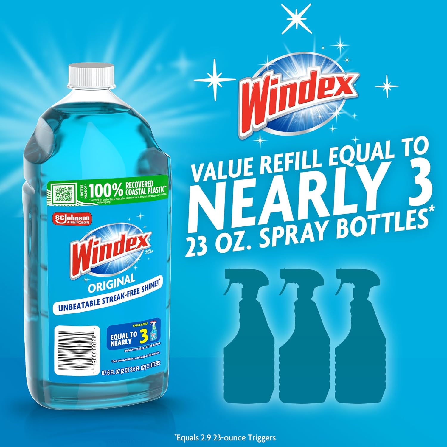 Glass and Window Cleaner Refil - Glass Cleaner Streak reseña y precio