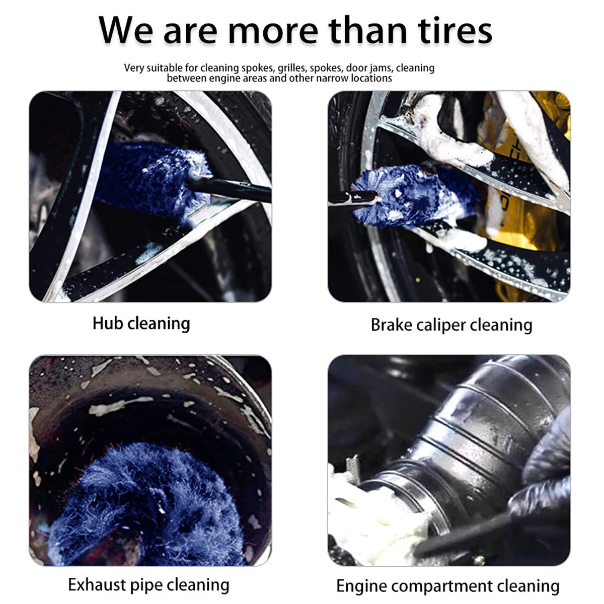 Car Alloy Wheel Cleaning Brush - Wheel Cleaner Alloy reseña y precio