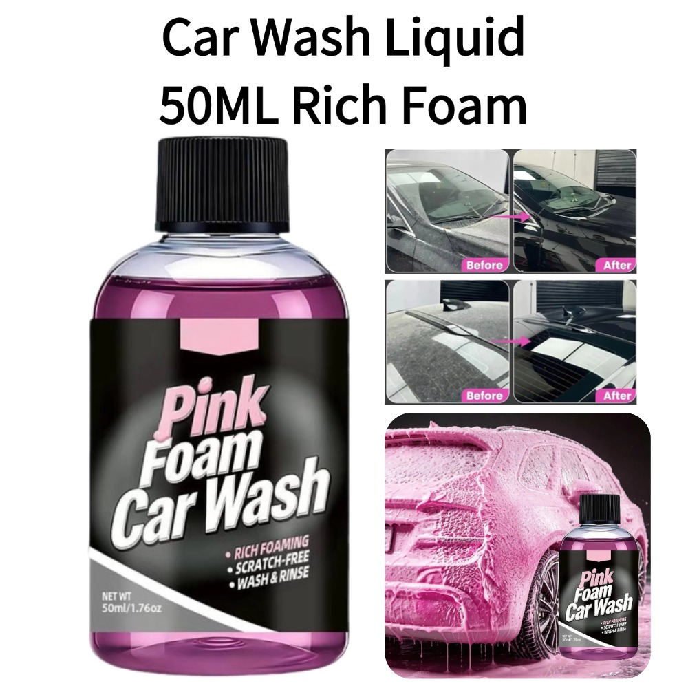 50ml Foam Car Wash Liquid Acti - Microfiber Towel Detailing reseña y precio