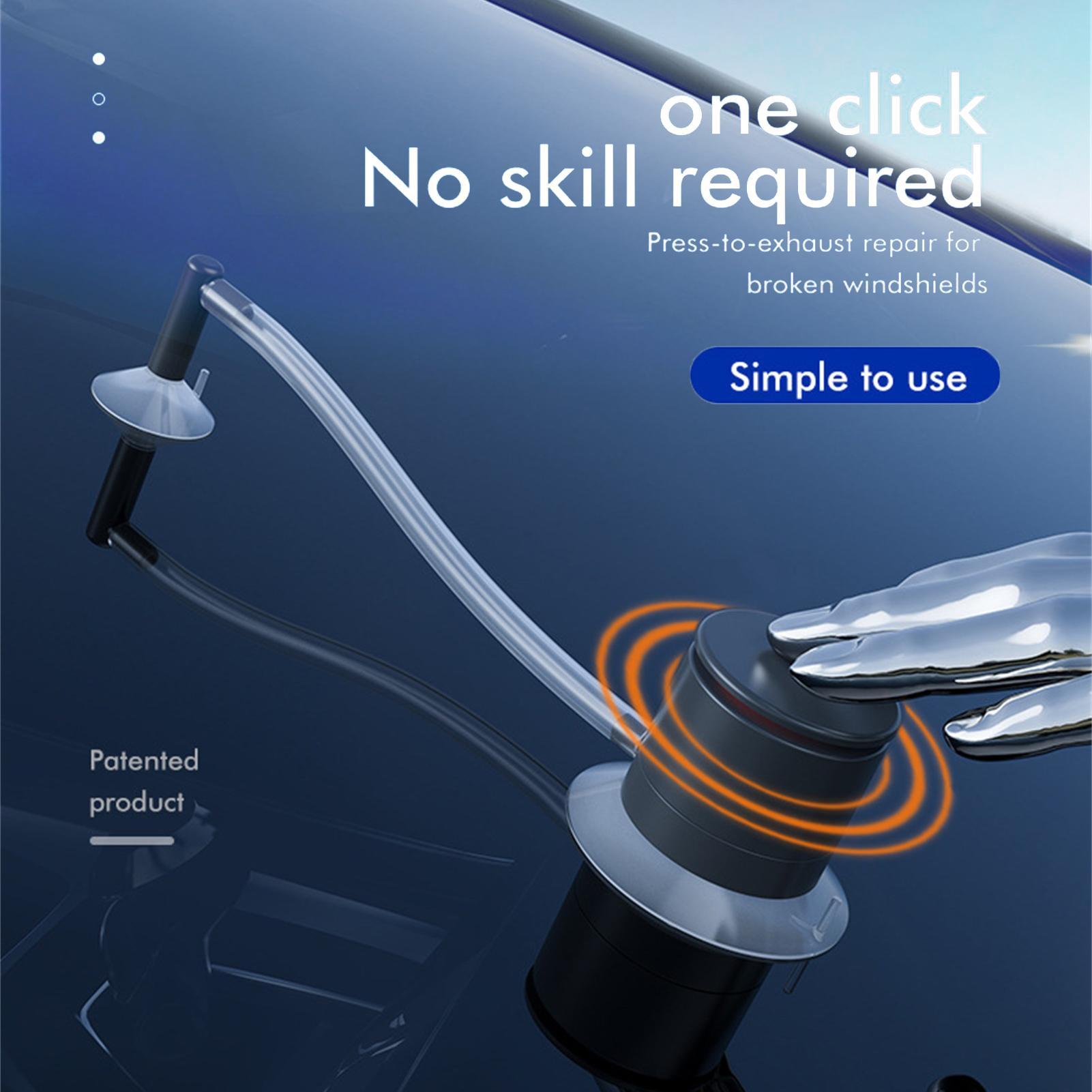 Windshield Repair Kit Automoti - Glass Cleaner Streak reseña y precio