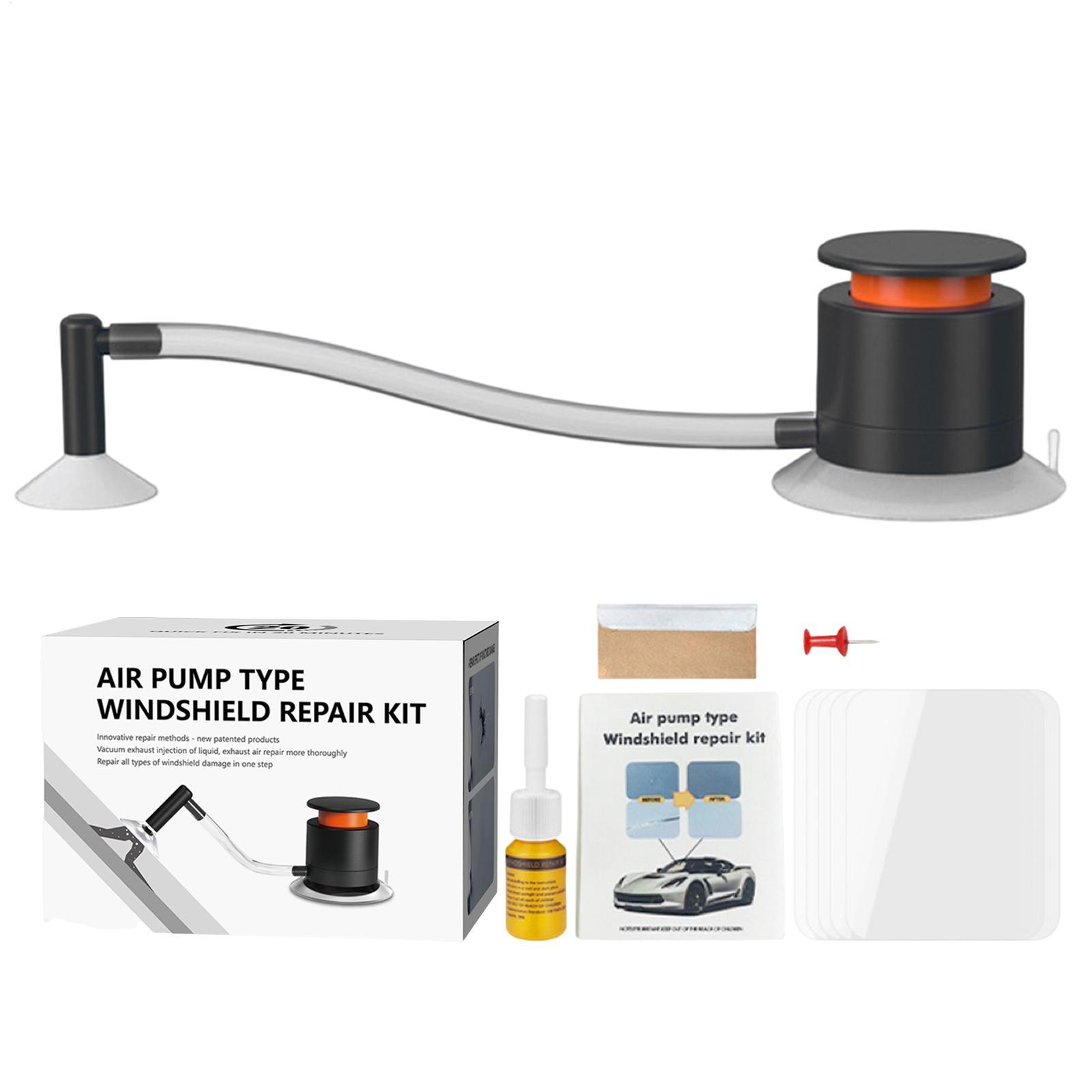 Windshield Repair Kit Automoti - Glass Cleaner Streak reseña y precio