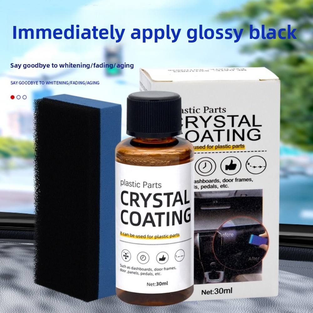 New Durable Crystal Coating Re - Trim Restorer Plastic reseña y precio