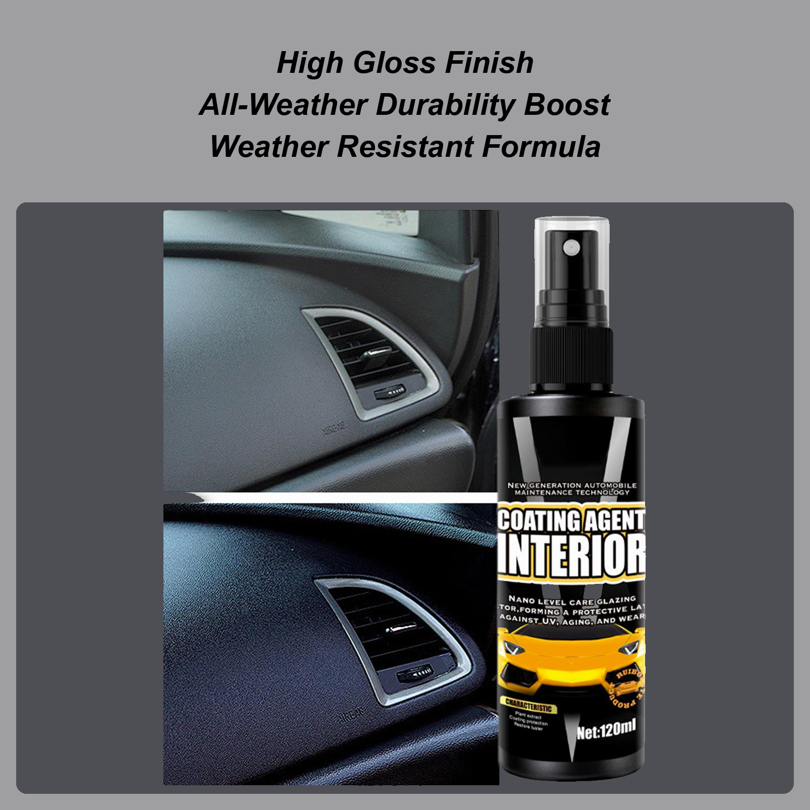 Interior Detailer Spray 120ml  - Seat Cleaner Fabric reseña y precio