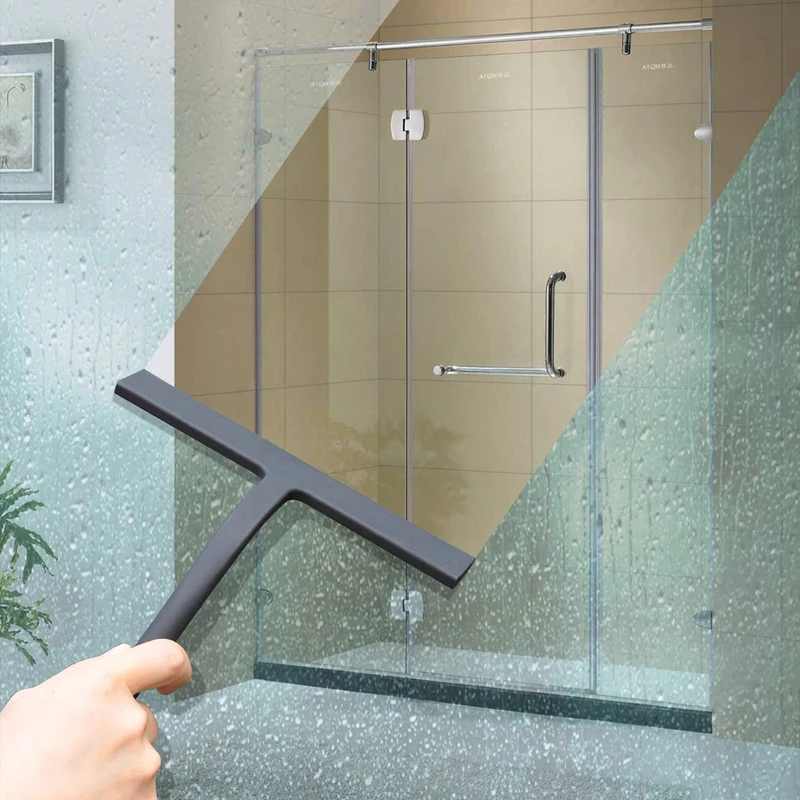 Silicone Squeegee Streak Free  - Glass Cleaner Streak reseña y precio