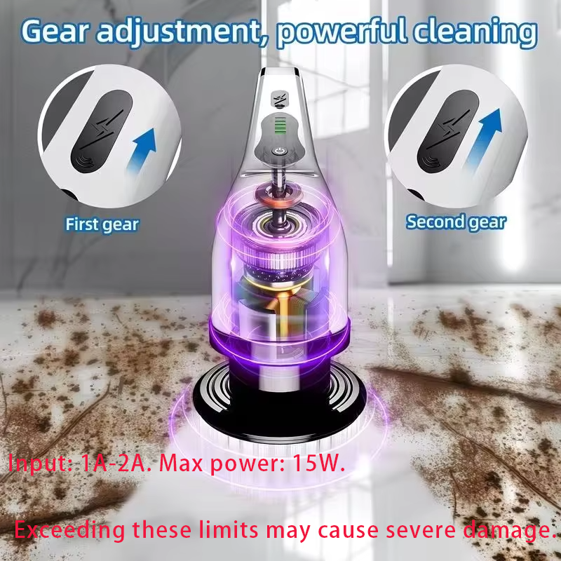 Wireless Electric Spin Scrubbe - Car Cleaning Brush reseña y precio