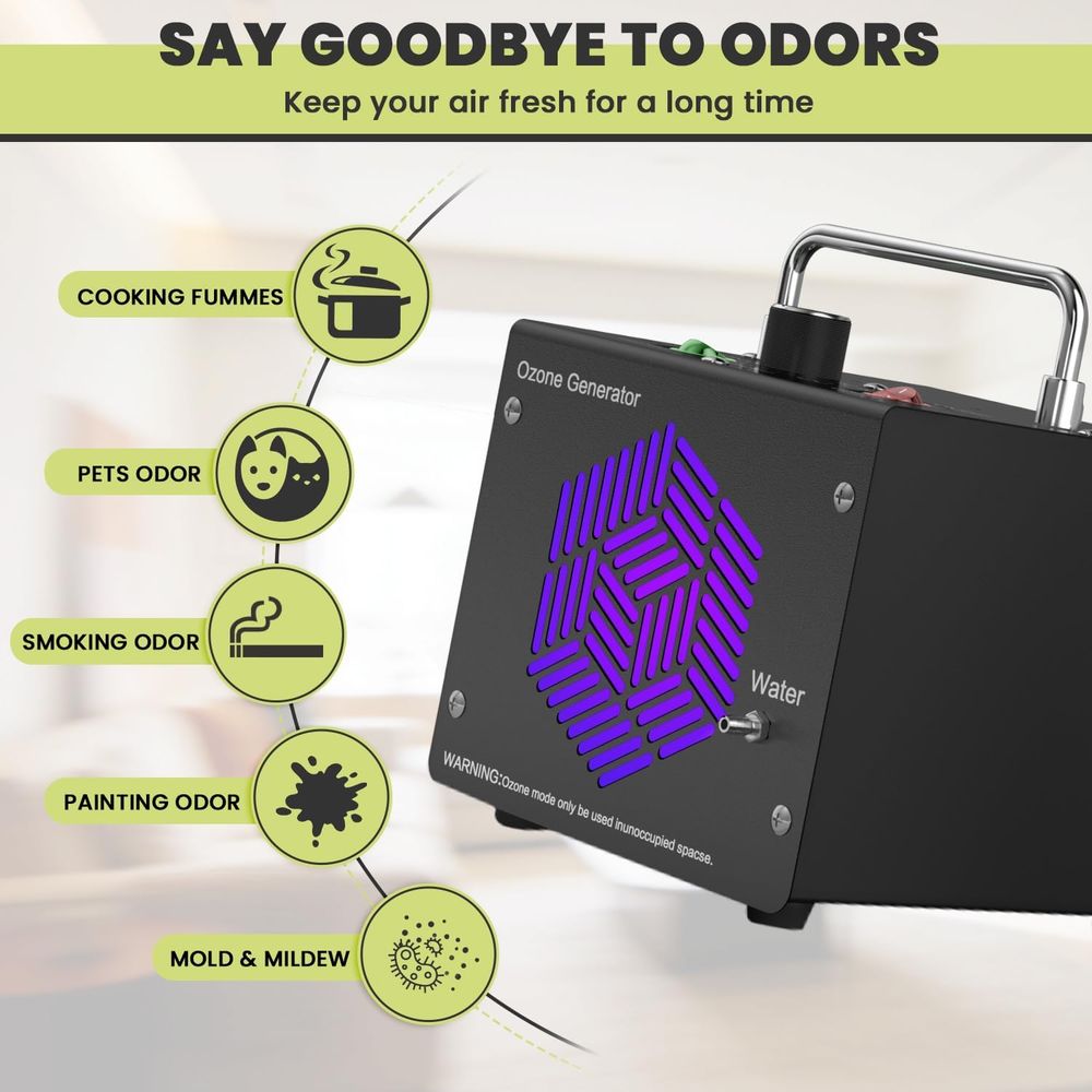 Ozone Generator for Air Purifi - Odor Eliminator Car reseña y precio