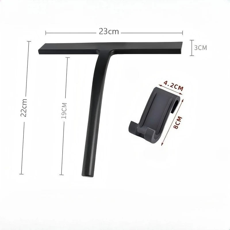 Matte Black Silicone Squeegee  - Glass Cleaner Streak reseña y precio