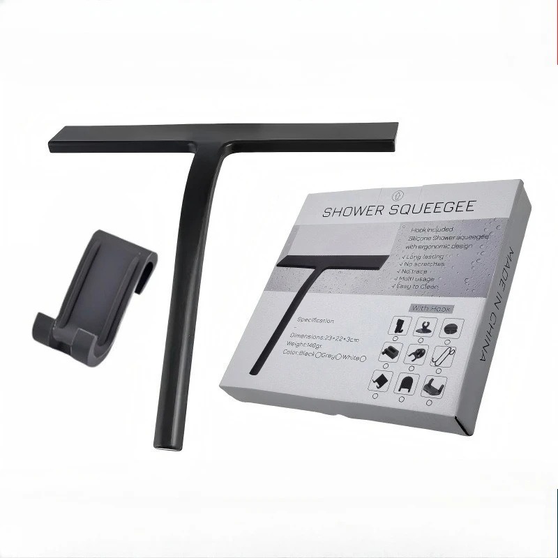Matte Black Silicone Squeegee  - Glass Cleaner Streak reseña y precio