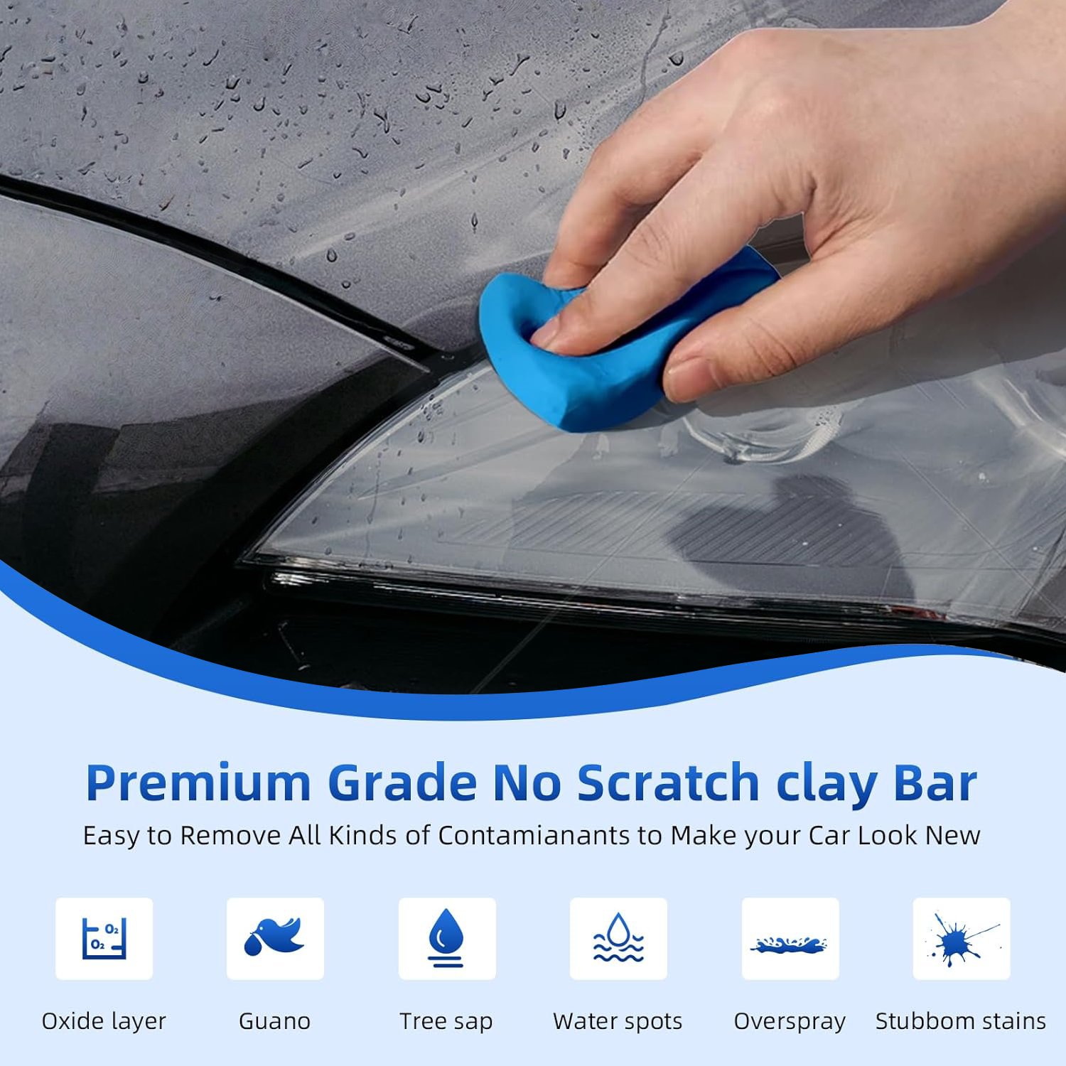 SIKEZHAN Magic Car Clay Bar fo - Clay Bar Lubricant reseña y precio