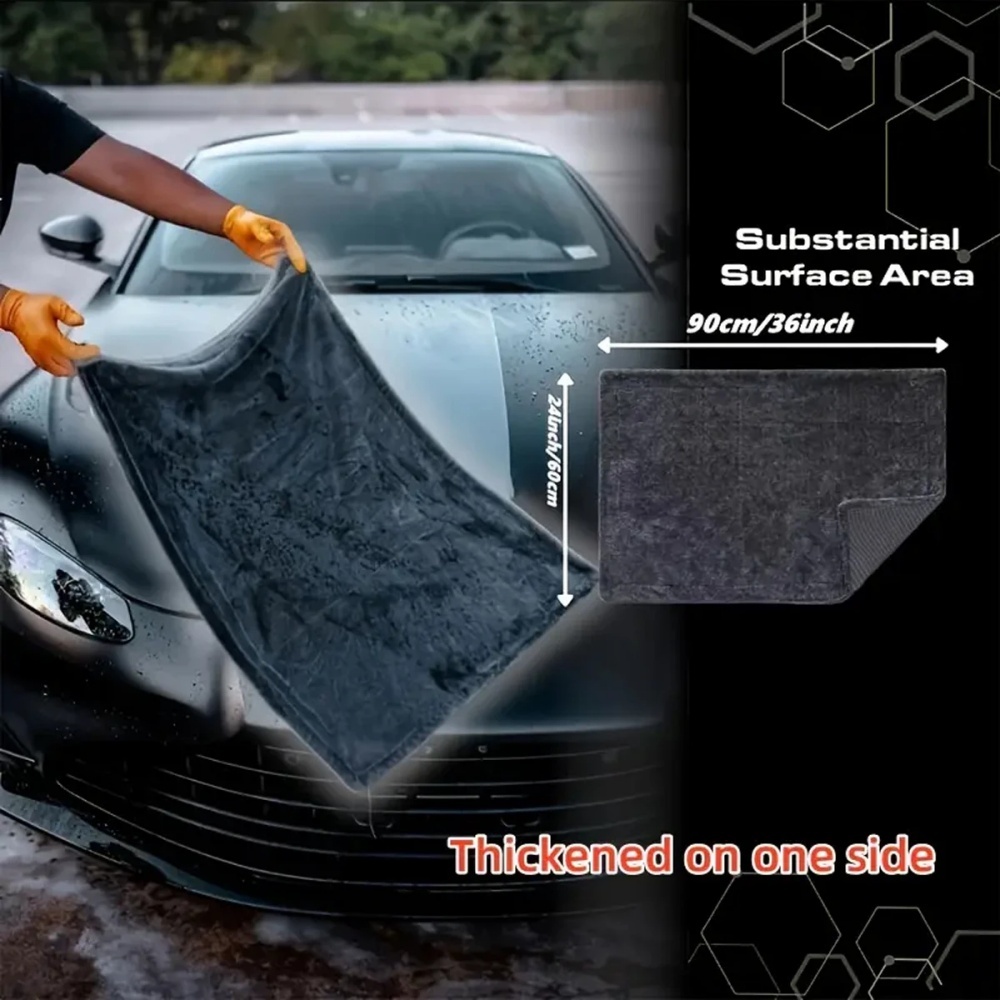 Oversized Dark Gray Car Microf - Microfiber Towel Detailing reseña y precio