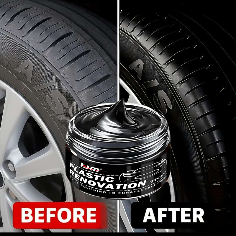 KJM Deep Black Gloss Car Renov - Trim Restorer Plastic reseña y precio