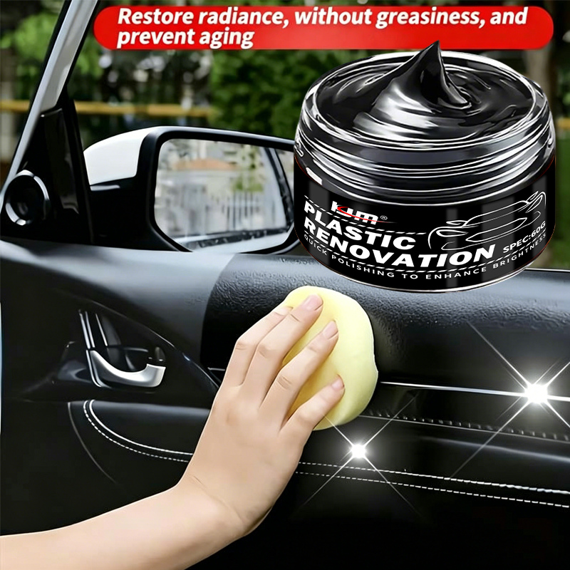 KJM Deep Black Gloss Car Renov - Trim Restorer Plastic reseña y precio