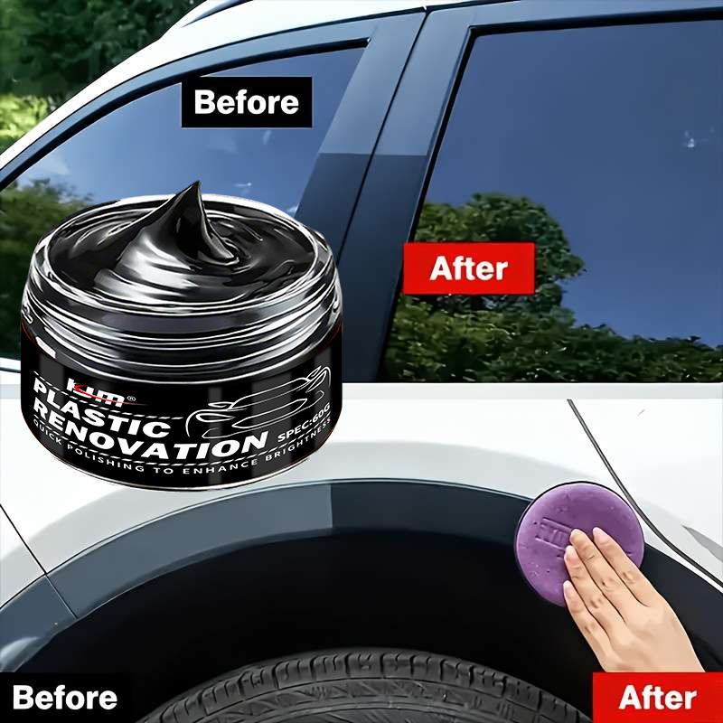 KJM Deep Black Gloss Car Renov - Trim Restorer Plastic reseña y precio
