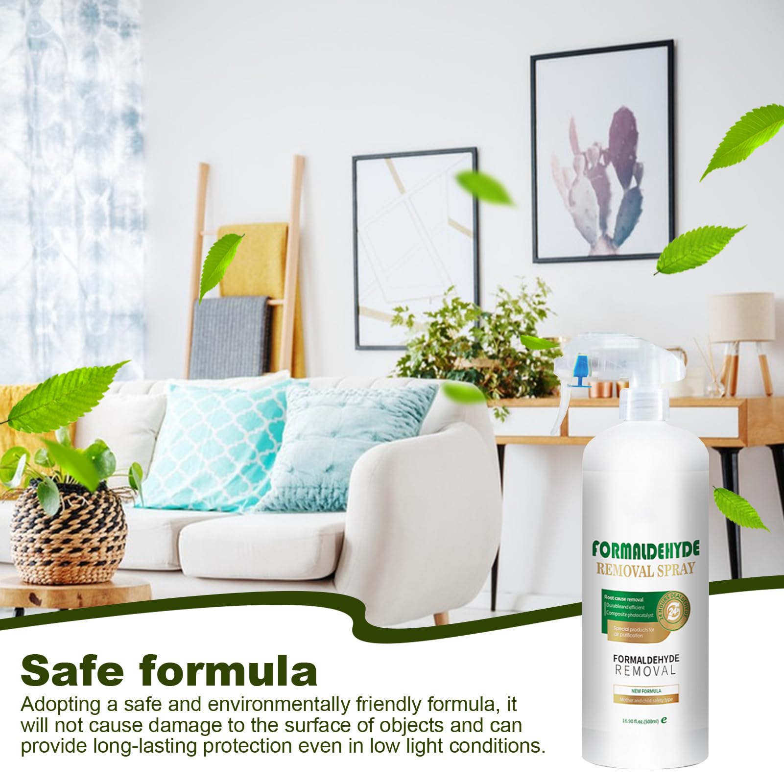 500ml Formaldehyde Spray Effec - Odor Eliminator Car reseña y precio