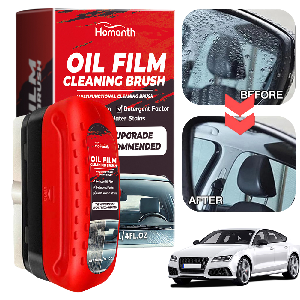Car Glass Oil Film Remover Gla - Car Cleaning Brush reseña y precio