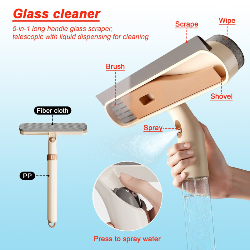 4-in-1 Window Glass Cleaner Ex - Glass Cleaner Streak reseña y precio