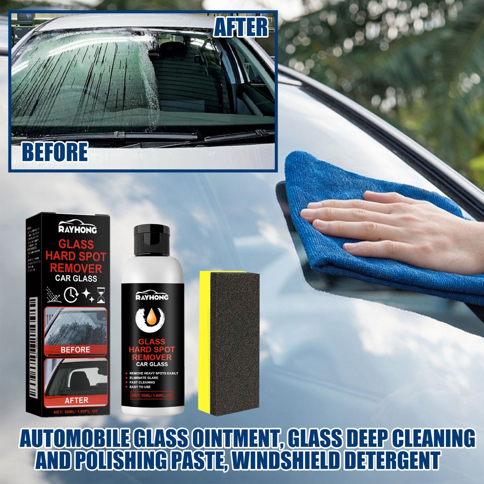 Car Glass Polishing Paste Wind - Car Shampoo Ph reseña y precio