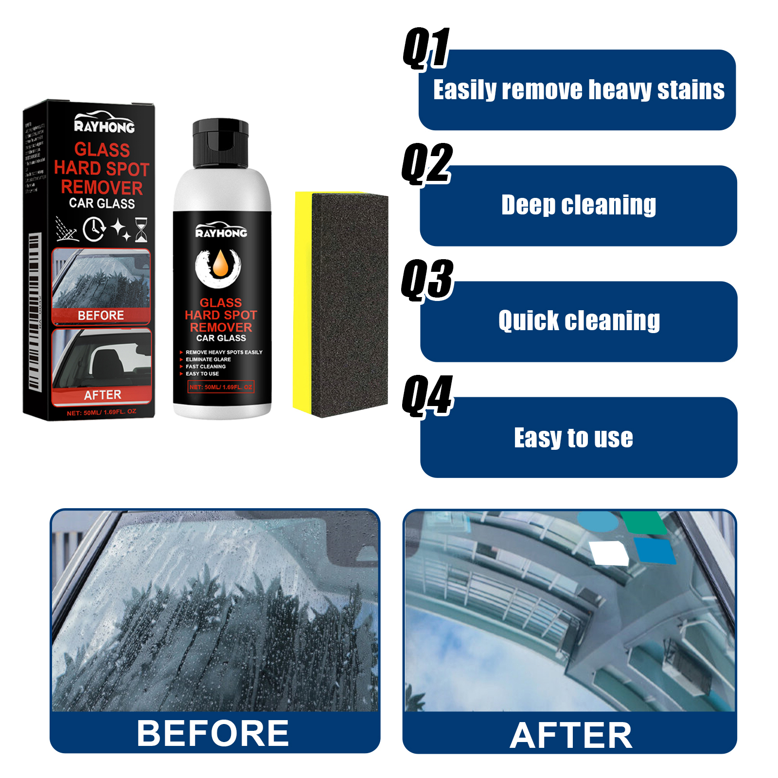 Car Glass Polishing Paste Wind - Car Shampoo Ph reseña y precio