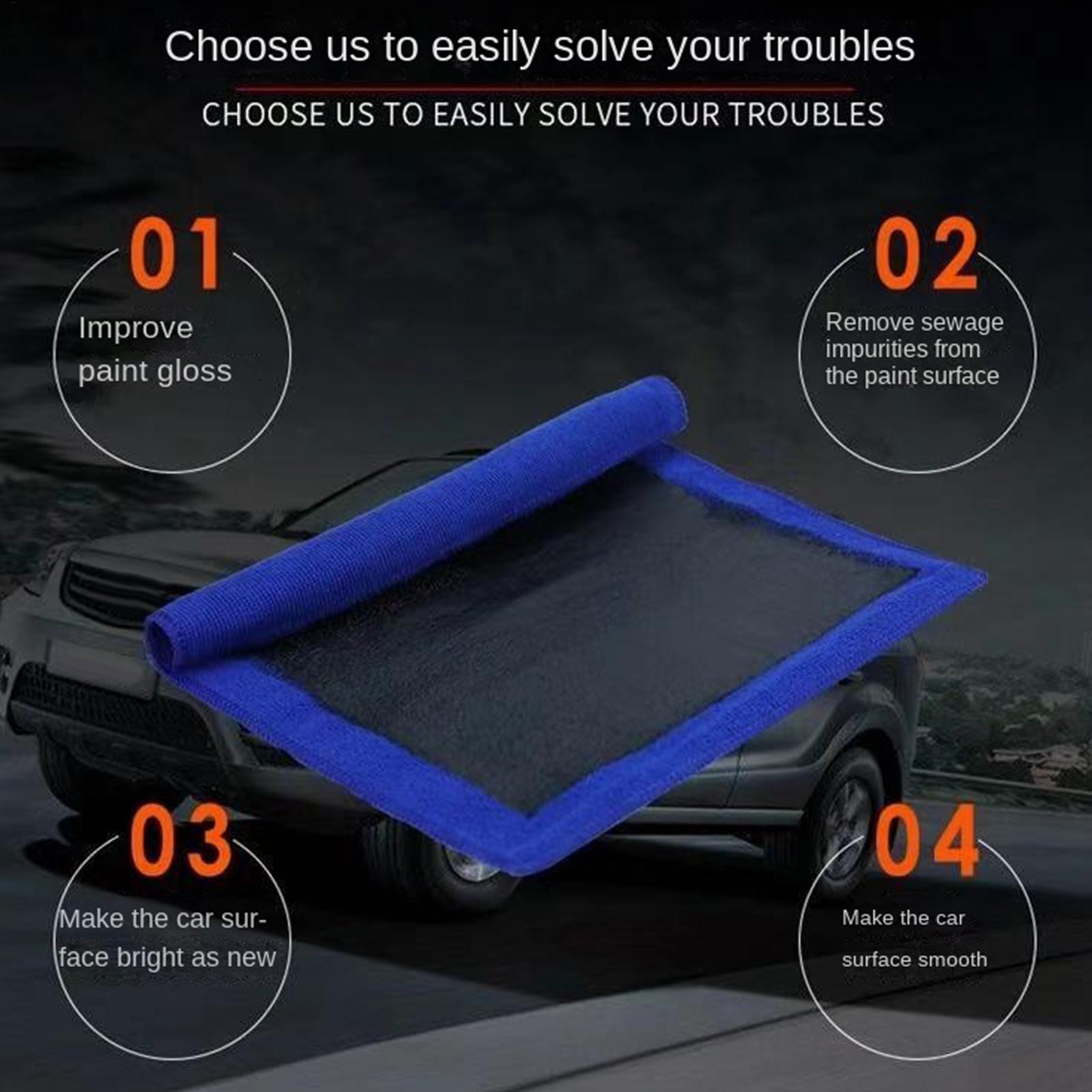 Clay Bar Towel for Car Detaili - Clay Bar Lubricant reseña y precio
