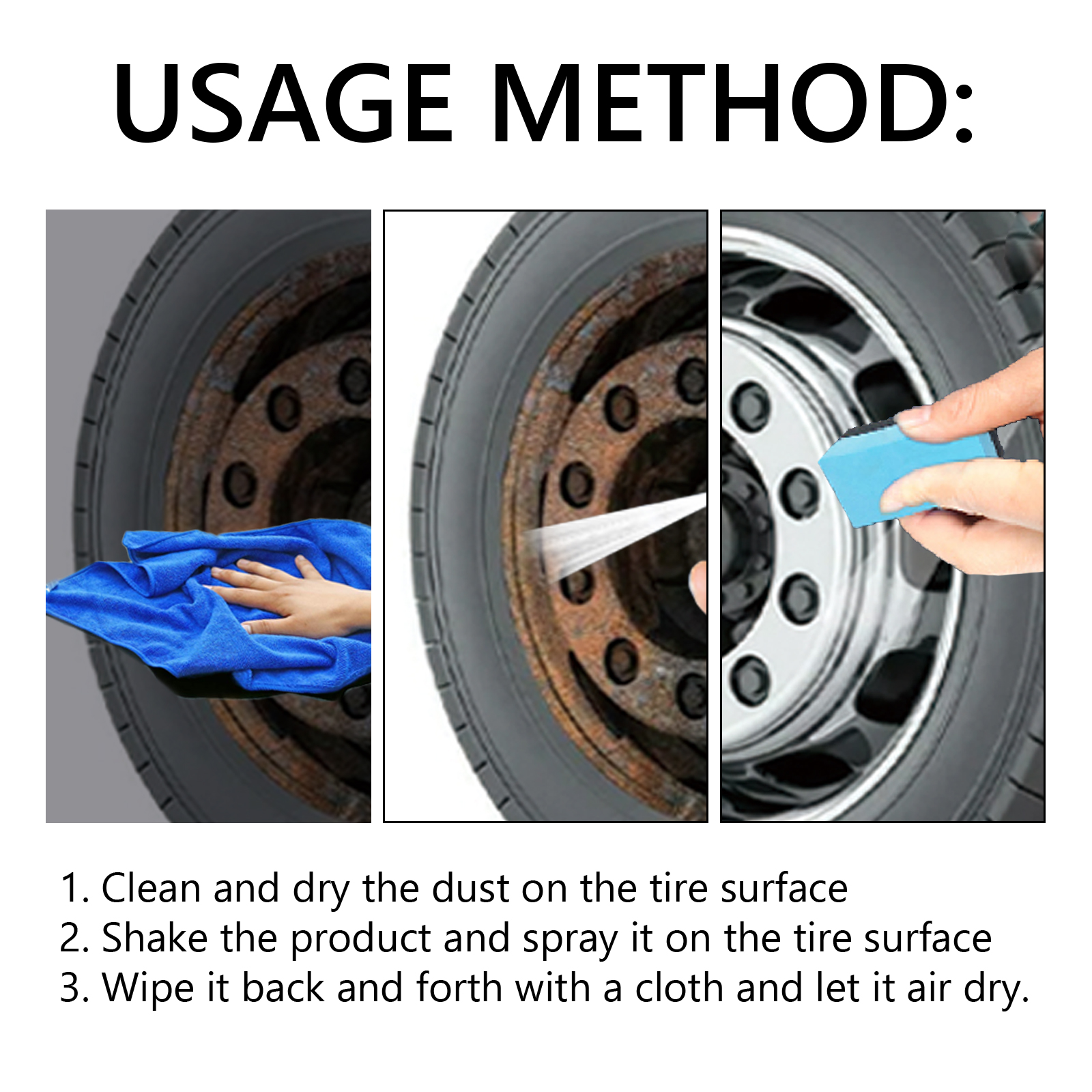 Car Tire Shine Coating Spray C - Tire Shine Spray Sealant reseña y precio