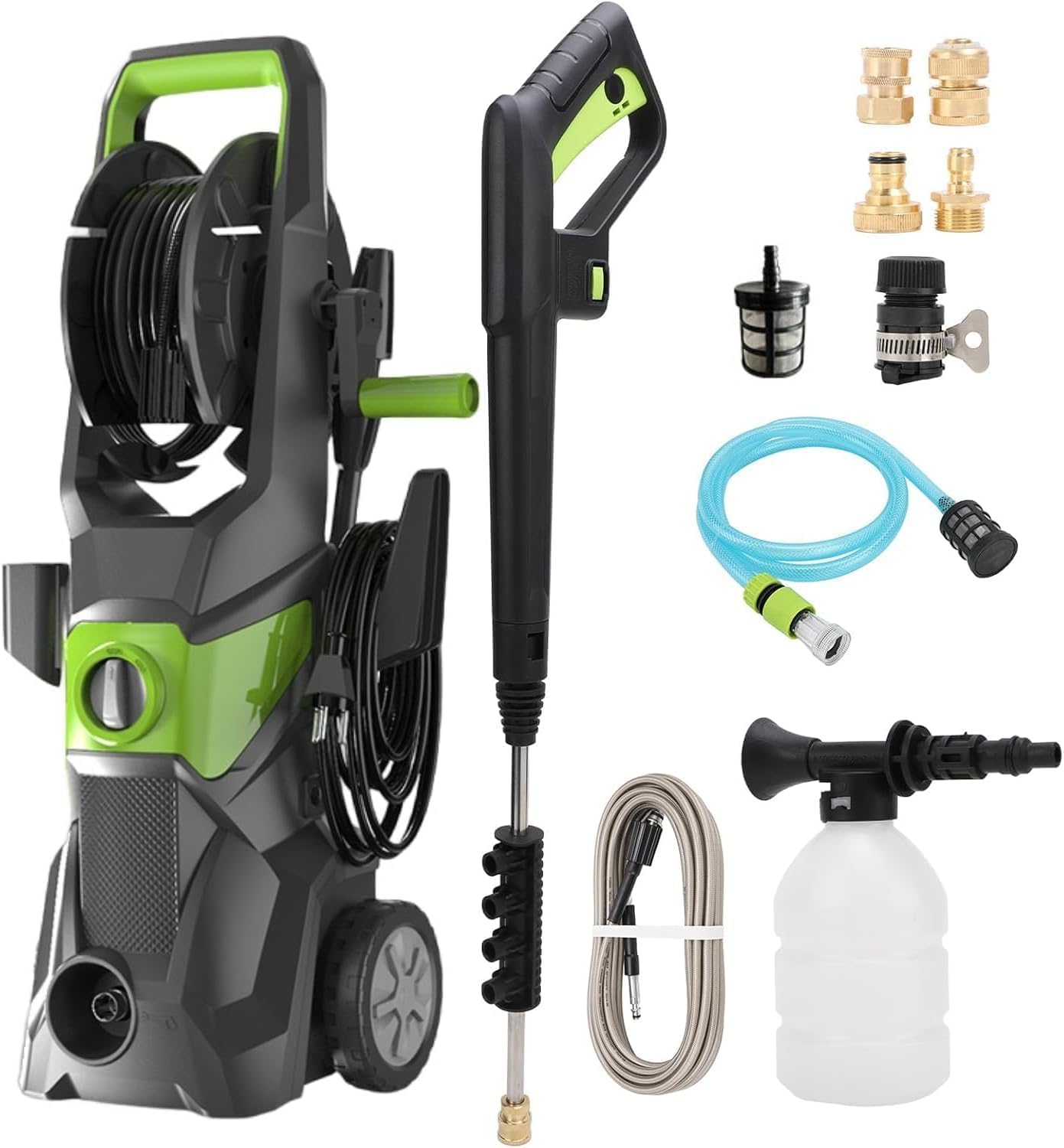 4000PSI Electric Pressure Wash - Pressure Washer Foam Gun reseña y precio