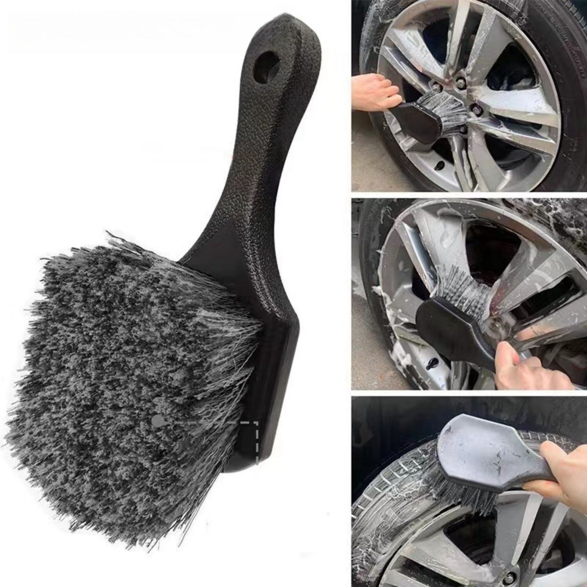Car Wheel Cleaning Brush Detai - Car Cleaning Brush reseña y precio
