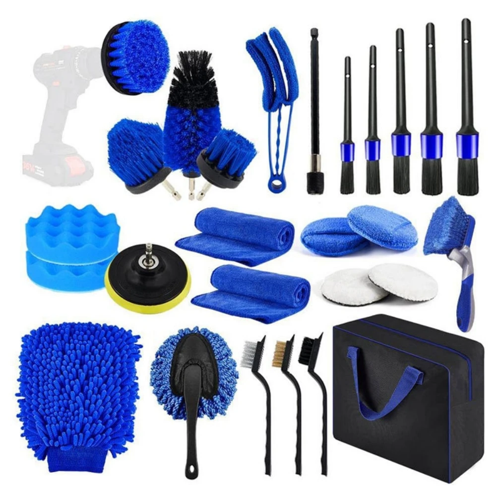 Car Wash Brush Set Detailing B - Dirt Brush Interior reseña y precio