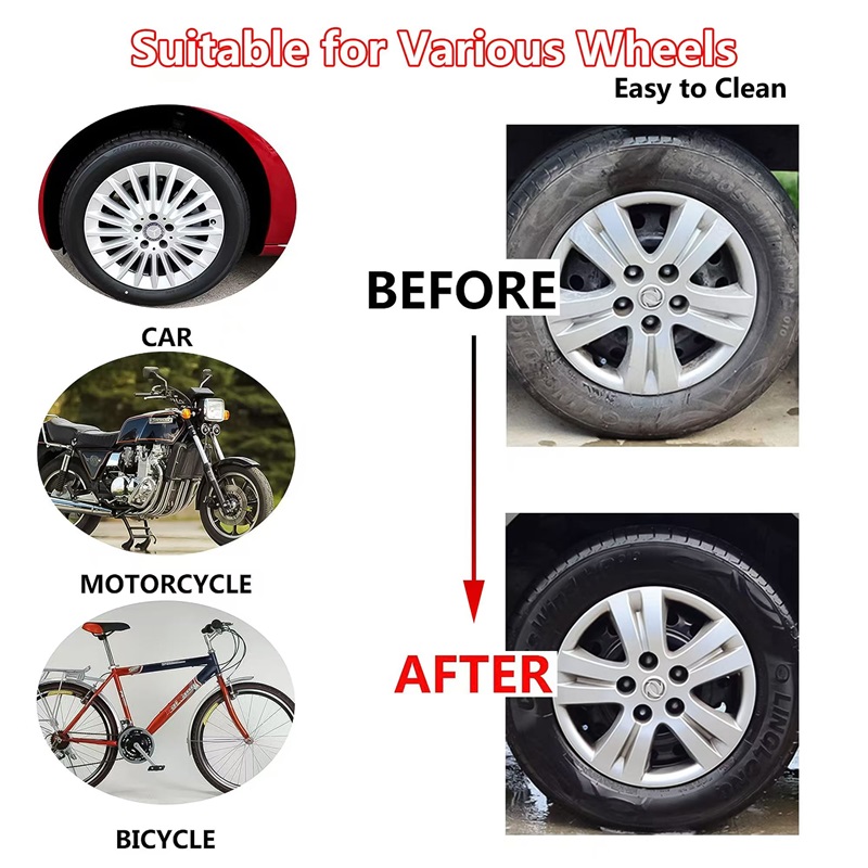 Car Wheel Brush Soft Bristle T - Wheel Cleaner Alloy reseña y precio