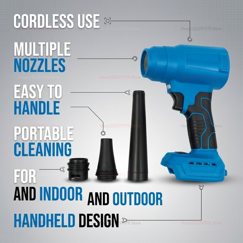 Brushless Turbojet Fan Cordles - Dryer Car Blower reseña y precio