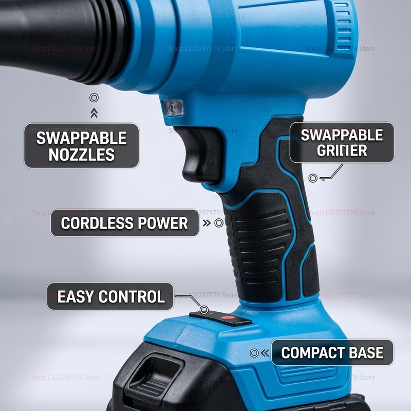 Brushless Turbojet Fan Cordles - Dryer Car Blower reseña y precio